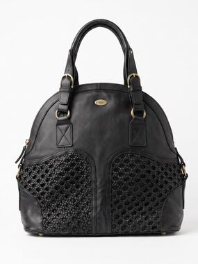MODALU LONDON WOVEN LEATHER LARGE PURSE